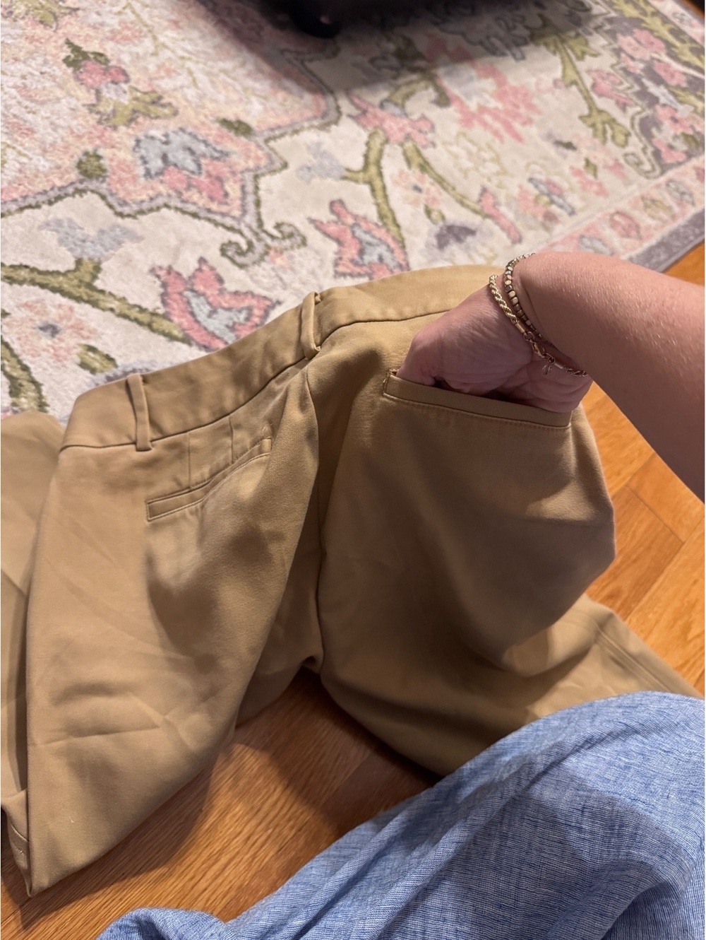 Talbots petite khaki dress pants slacks - Picture 7 of 9